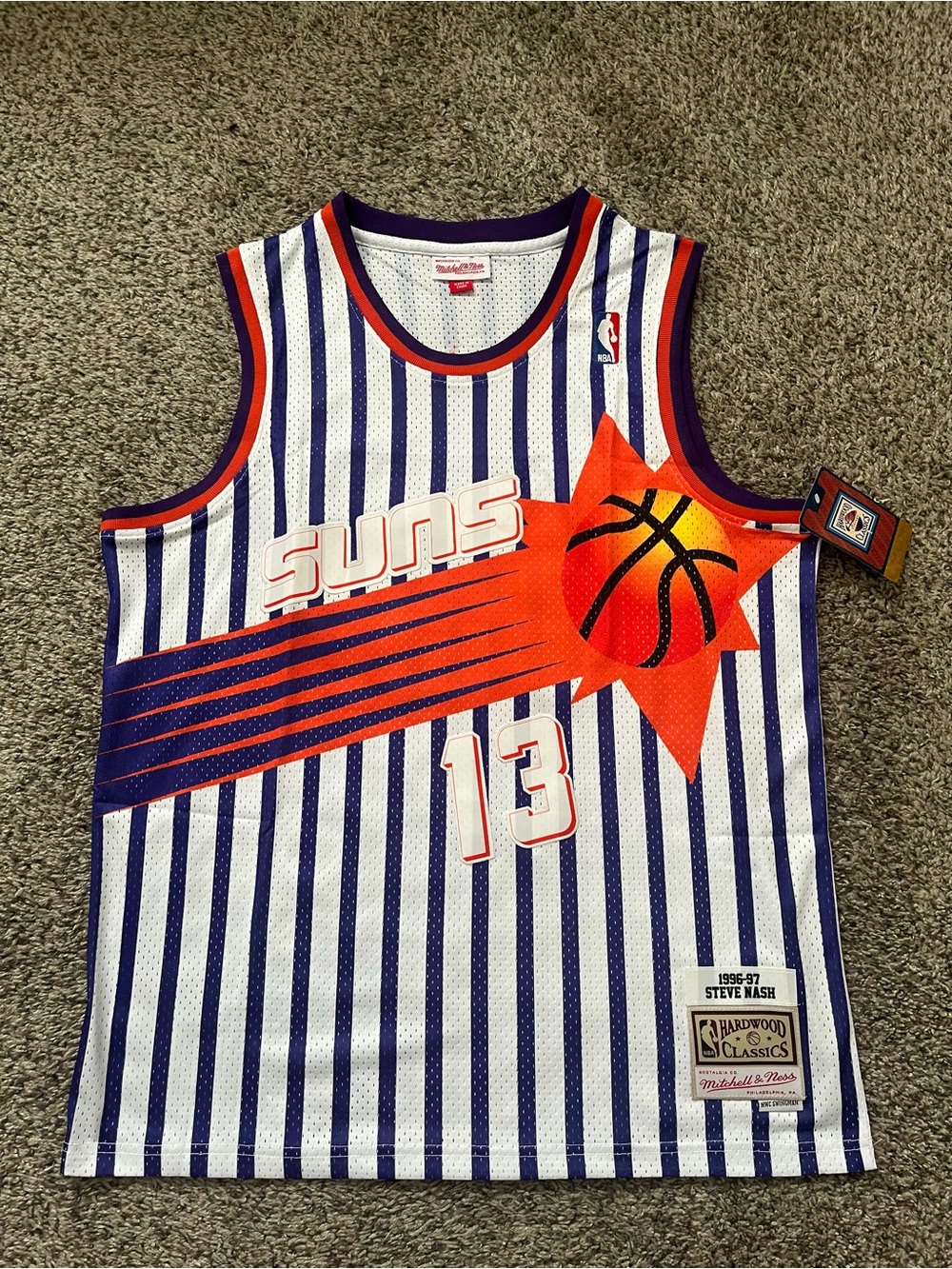 Mitchell & Ness Phoenix Suns 1996-97 Steve Nash Hardwood Classics Swingman Jerse